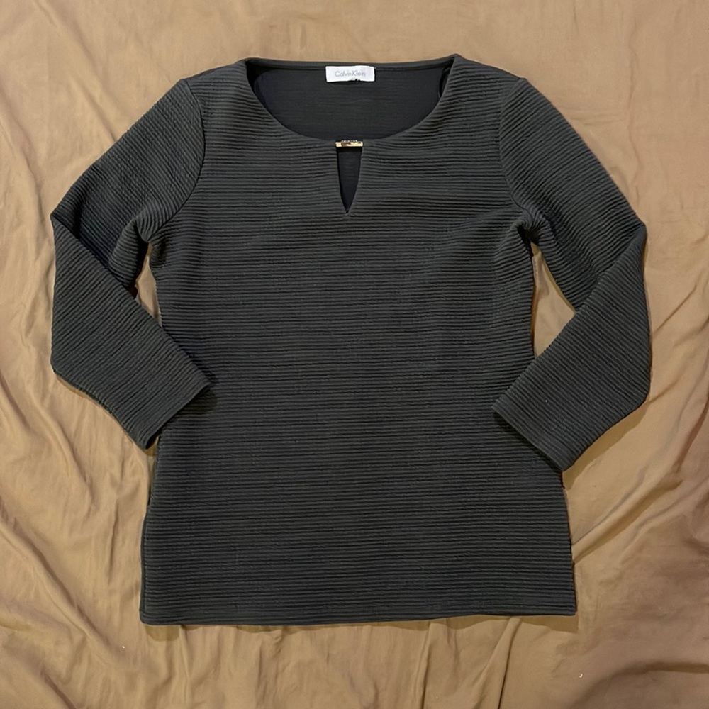 Calvin Klein dark gray top